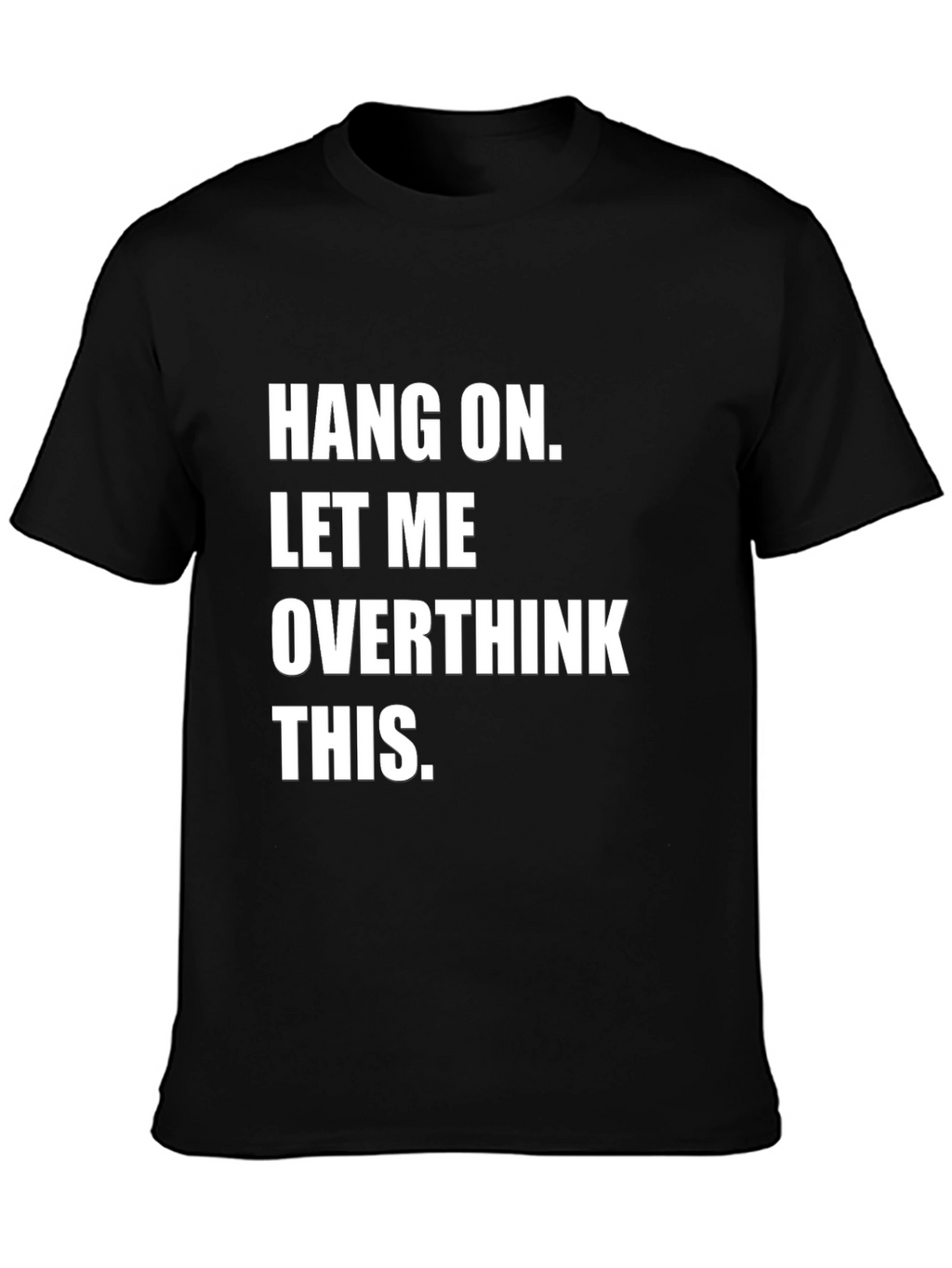 Overthink This Graphic Tee - Black