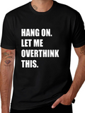 Overthink This Graphic Tee - Black