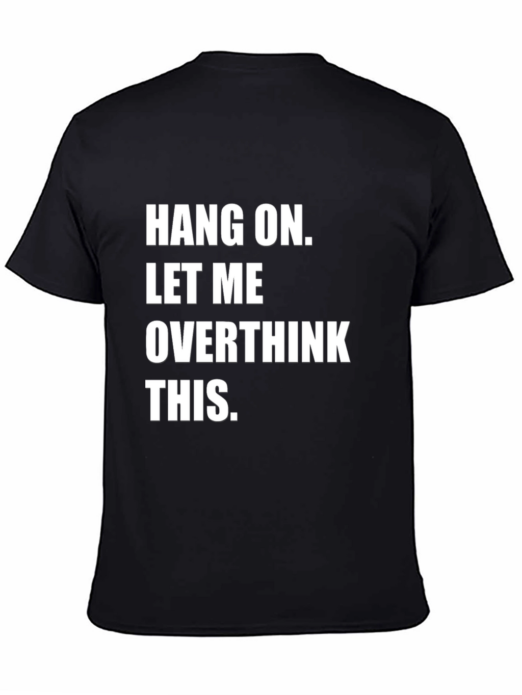 Overthink This Graphic Tee - Black