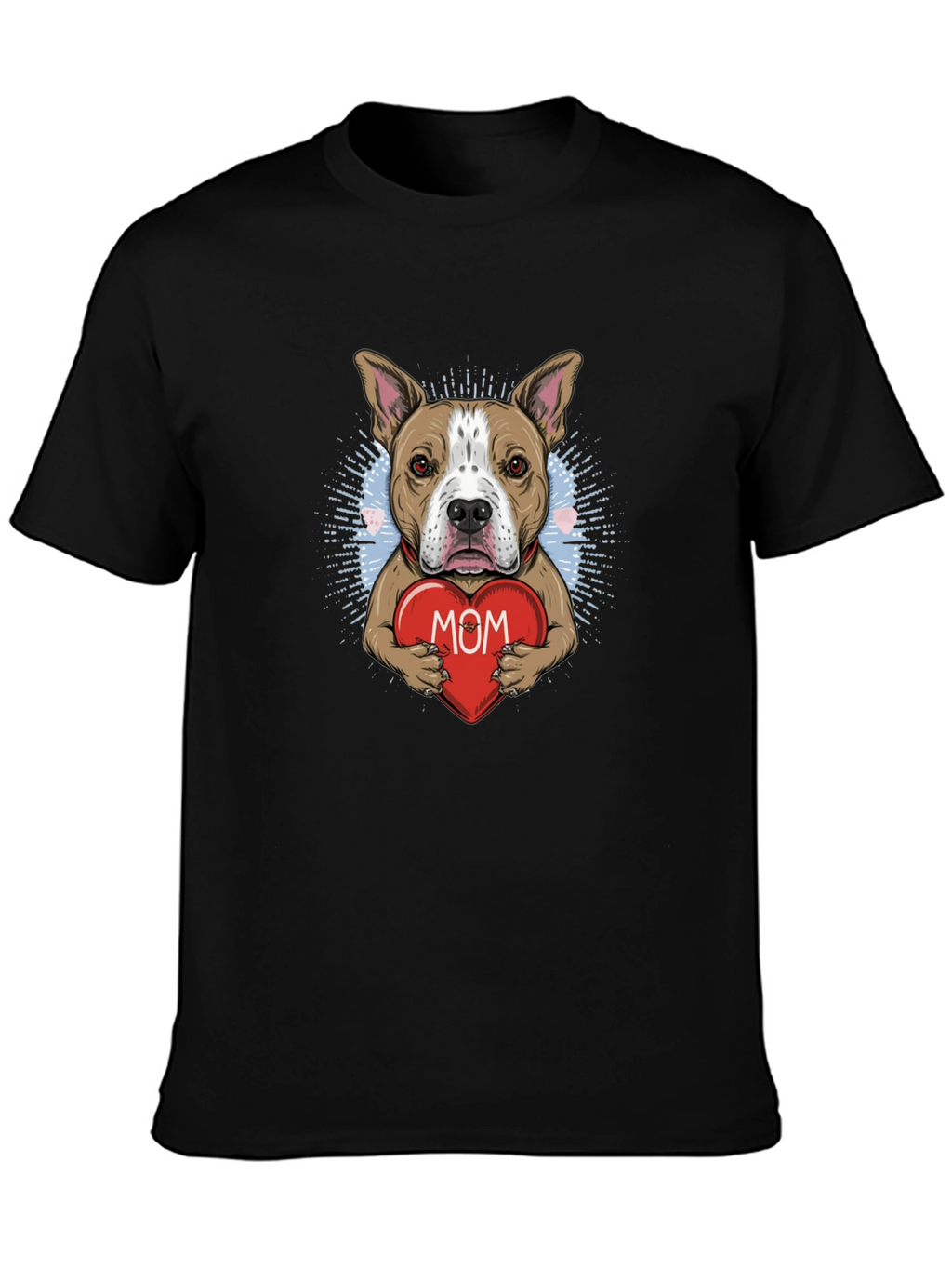 Pit Bull Mom T-Shirt Dog Lover Tee