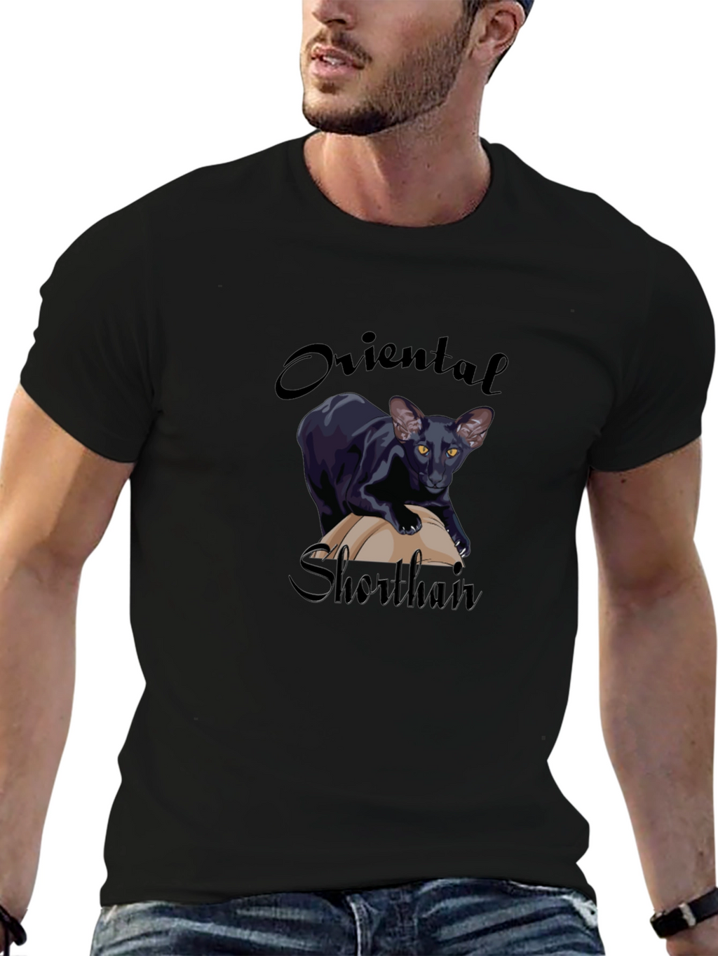 Oriental Shorthair Cat T-Shirt
