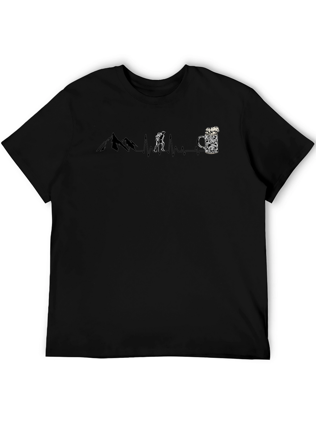 Mountain Hiking & Beer T-Shirt