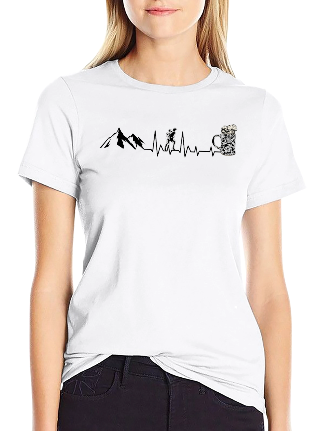 Mountain Hiking & Beer T-Shirt