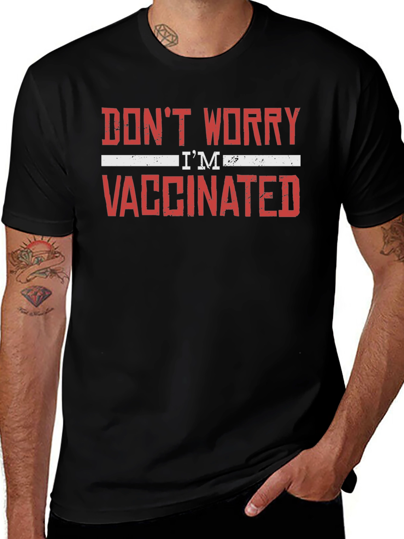 Dont Worry Im Vaccinated Graphic Tee