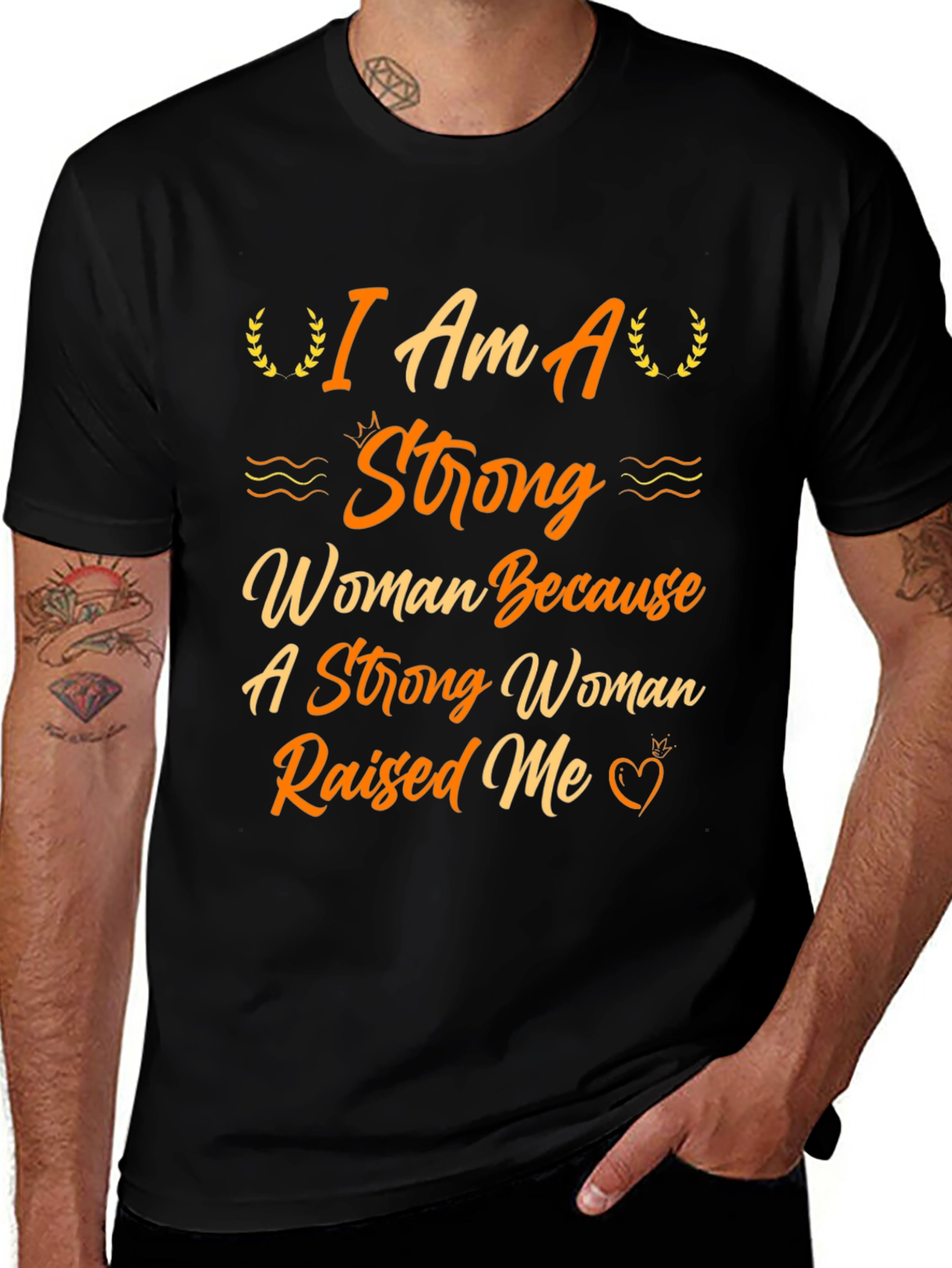 Strong Woman Graphic Tee - Empowering Design