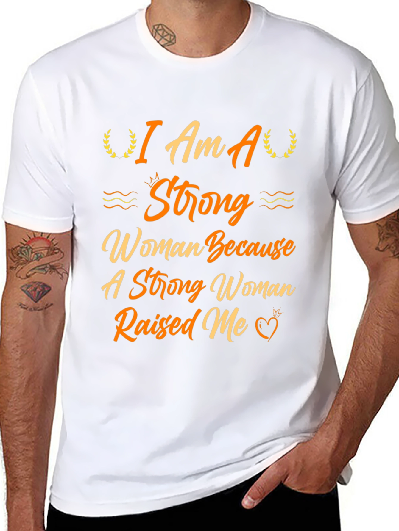 Strong Woman Graphic Tee - Empowering Design