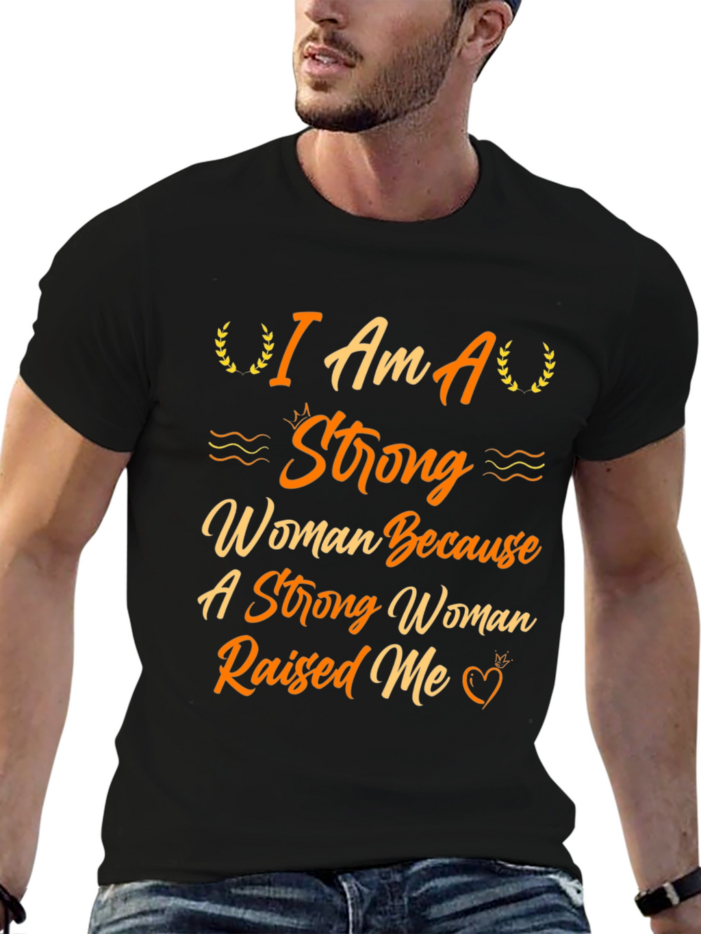 Strong Woman Graphic Tee - Empowering Design