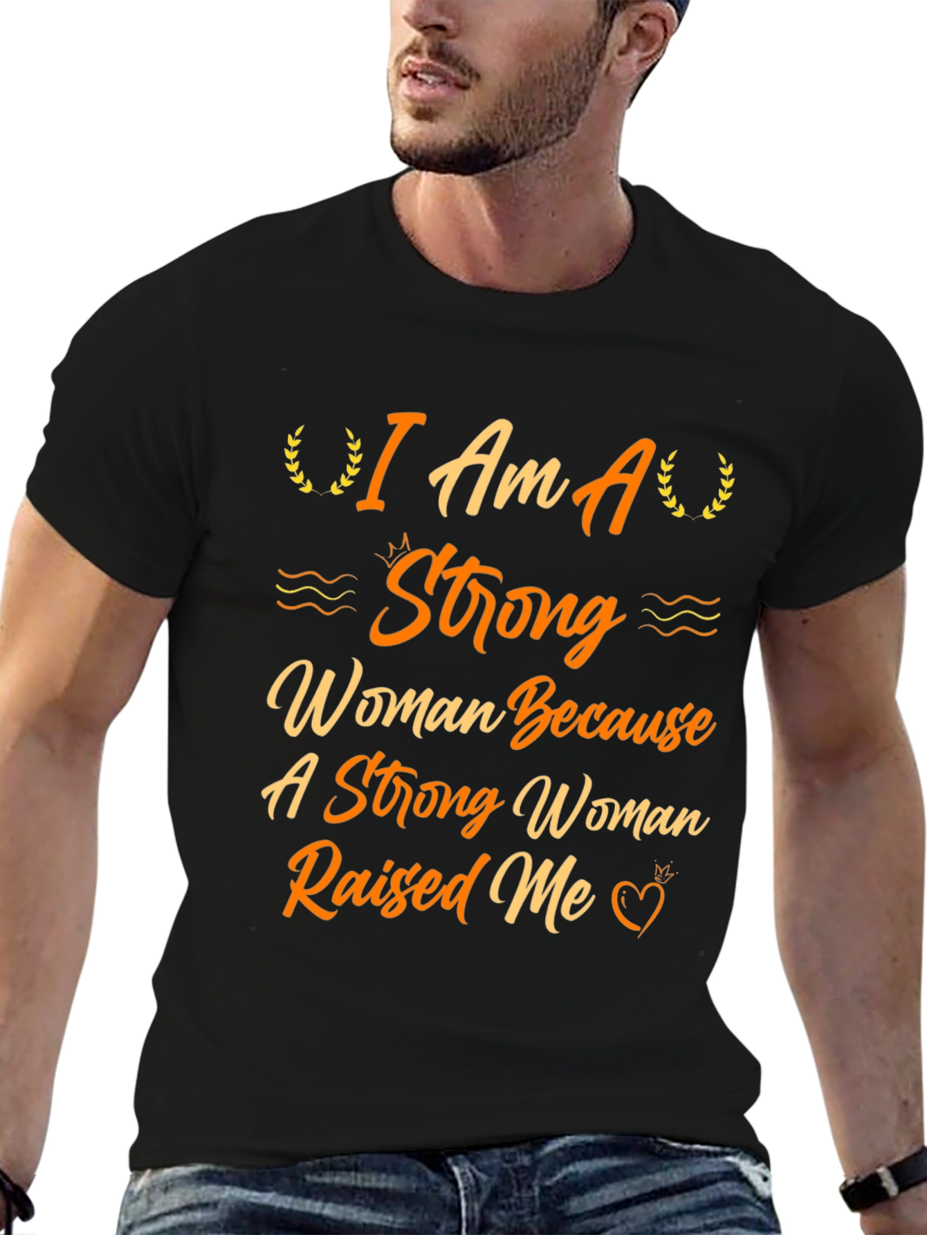 Strong Woman Graphic Tee - Empowering Design