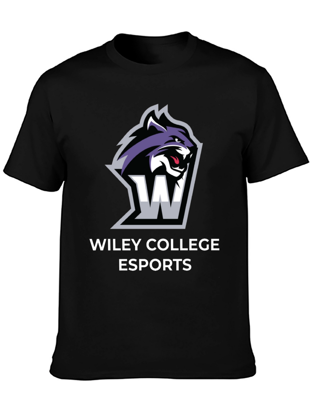 Wiley College Esports Black T-Shirt