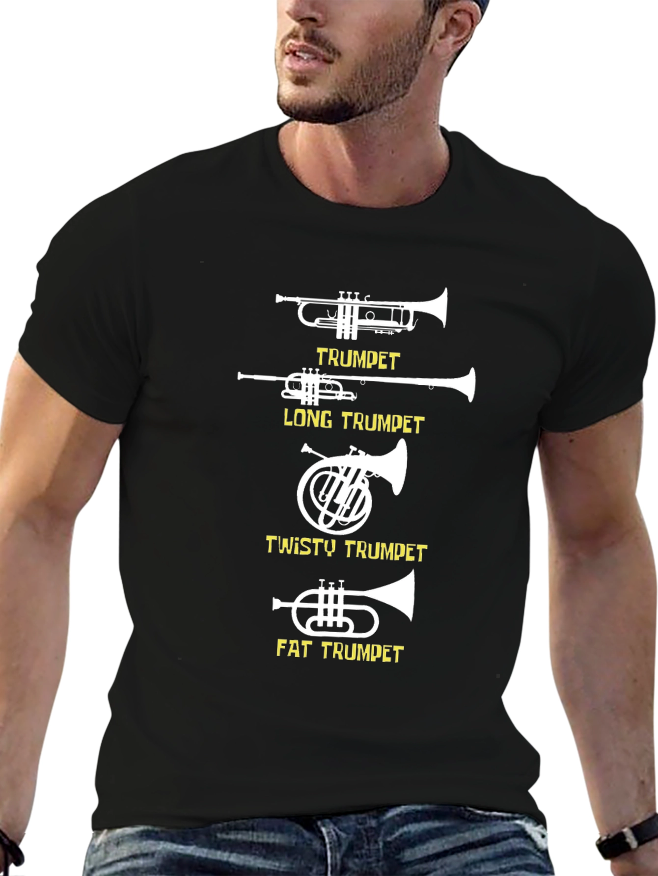 Funny Trumpet Variety Graphic Tee