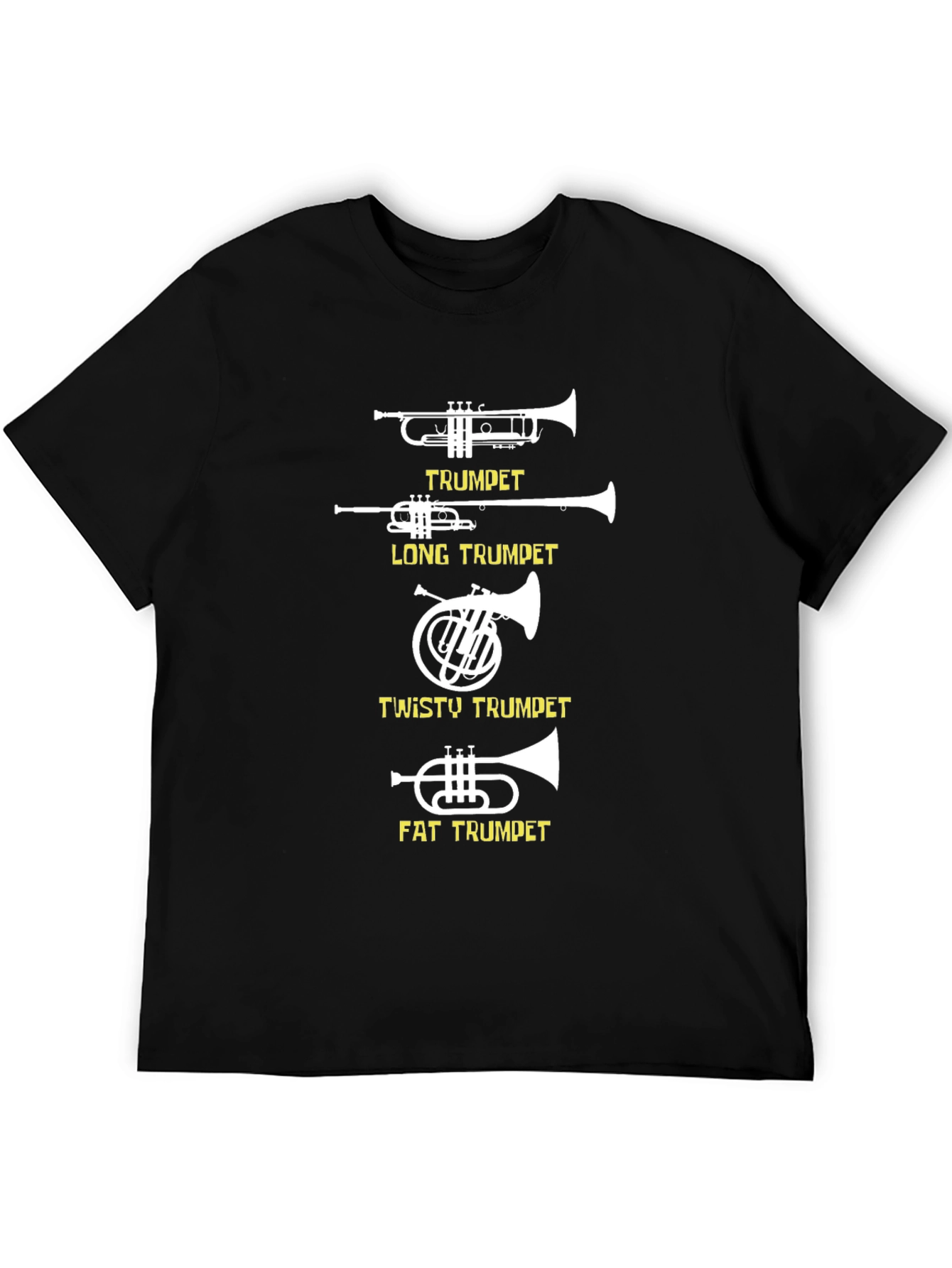 Funny Trumpet Variety Graphic Tee