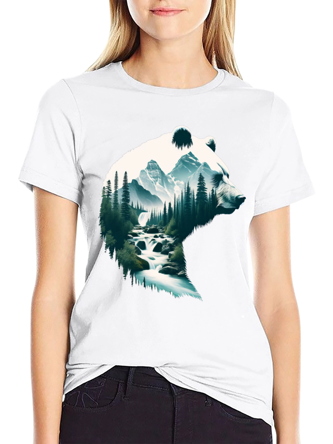 Nature Bear T-Shirt - Outdoor Adventure Tee
