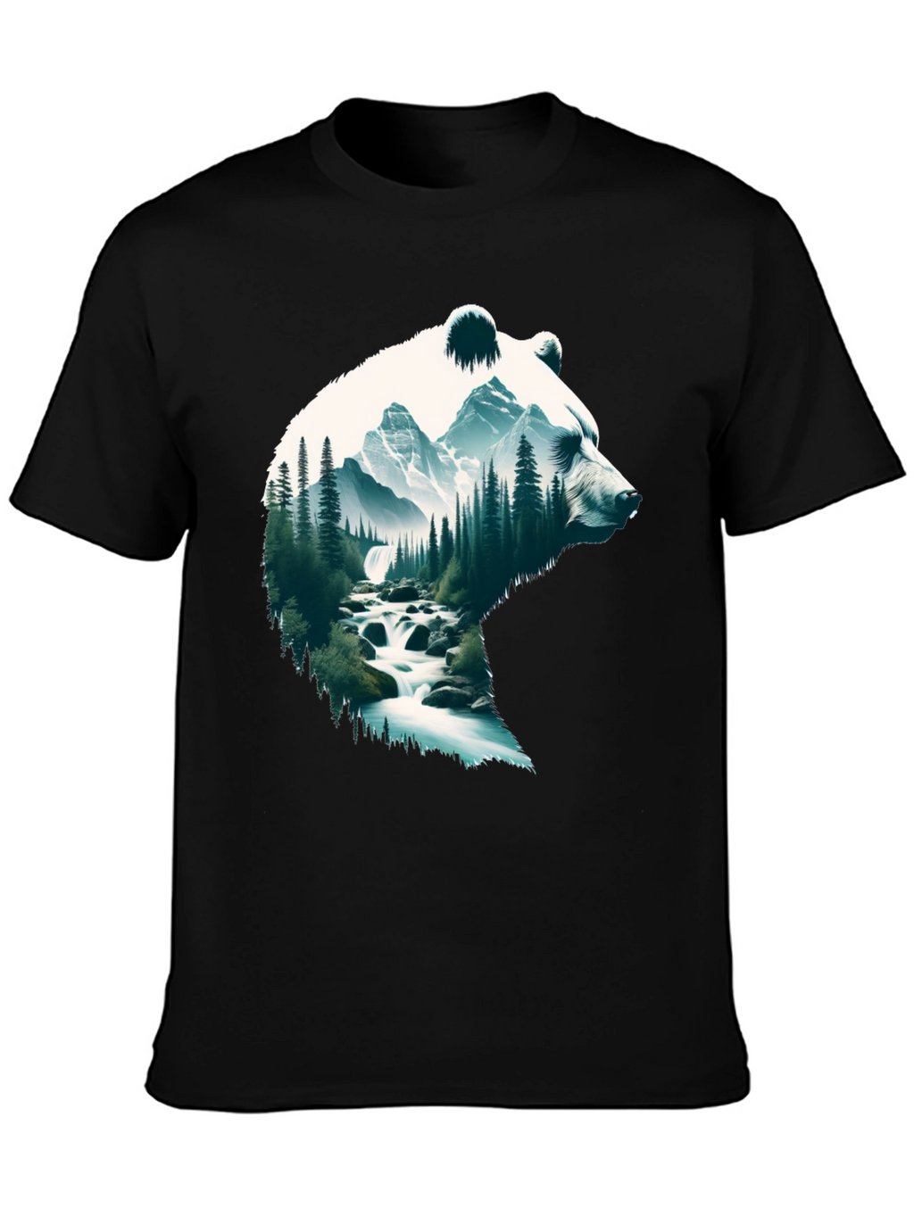 Nature Bear T-Shirt - Outdoor Adventure Tee