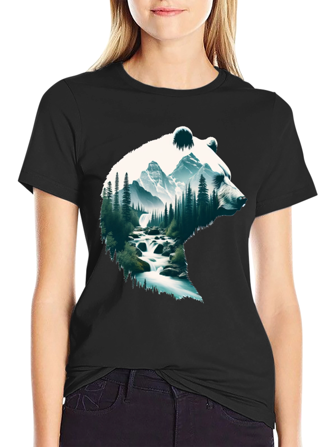 Nature Bear T-Shirt - Outdoor Adventure Tee