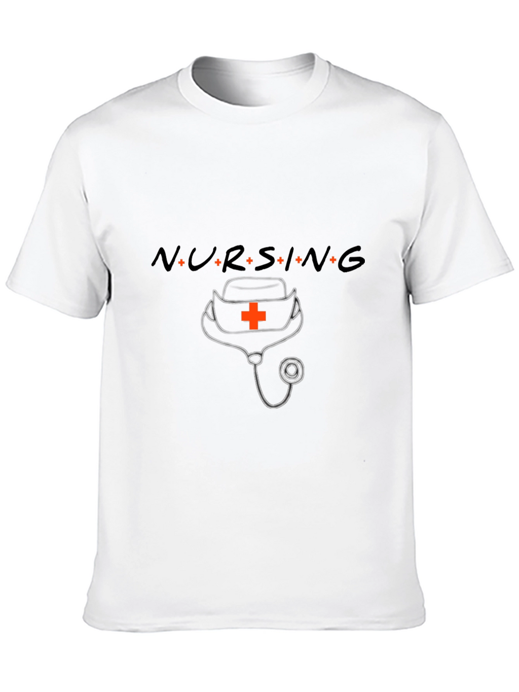 Nursing Friends T-Shirt Nurse Hat Stethoscope Tee