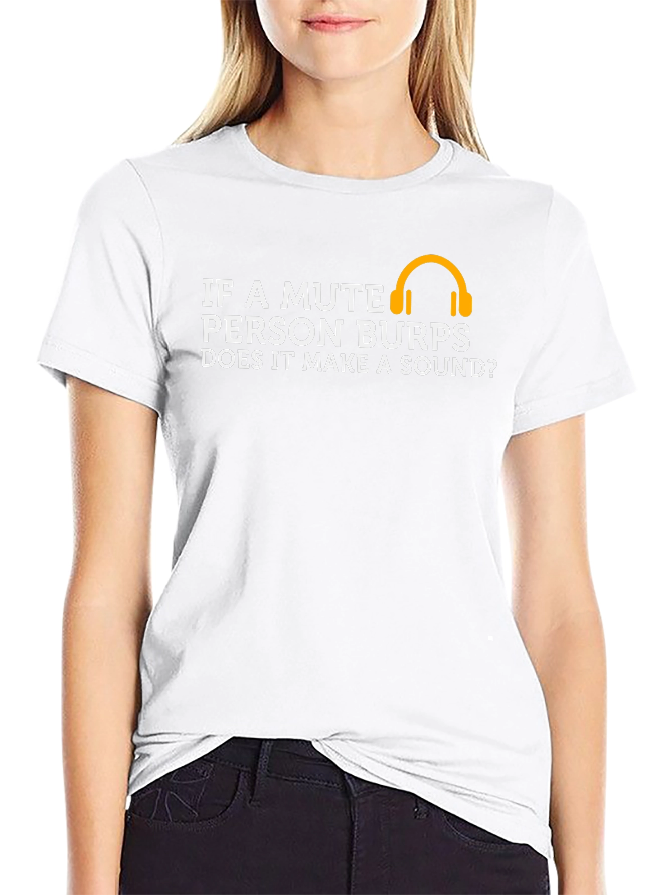 Mute Person Burp T-Shirt Funny Graphic Tee