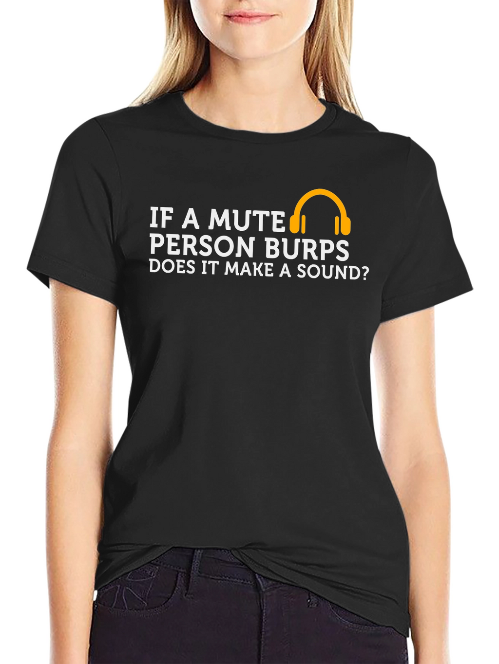 Mute Person Burp T-Shirt Funny Graphic Tee