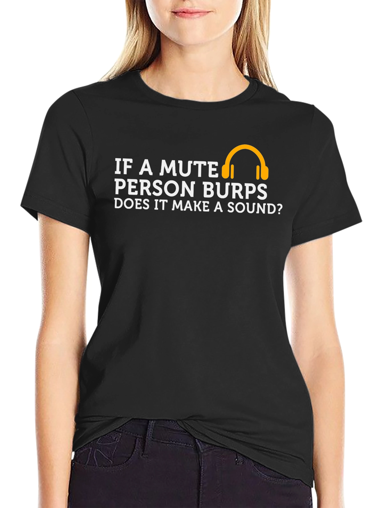 Mute Person Burp T-Shirt Funny Graphic Tee