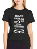 Football Cheerleader T-Shirt: You Play Football Cute
