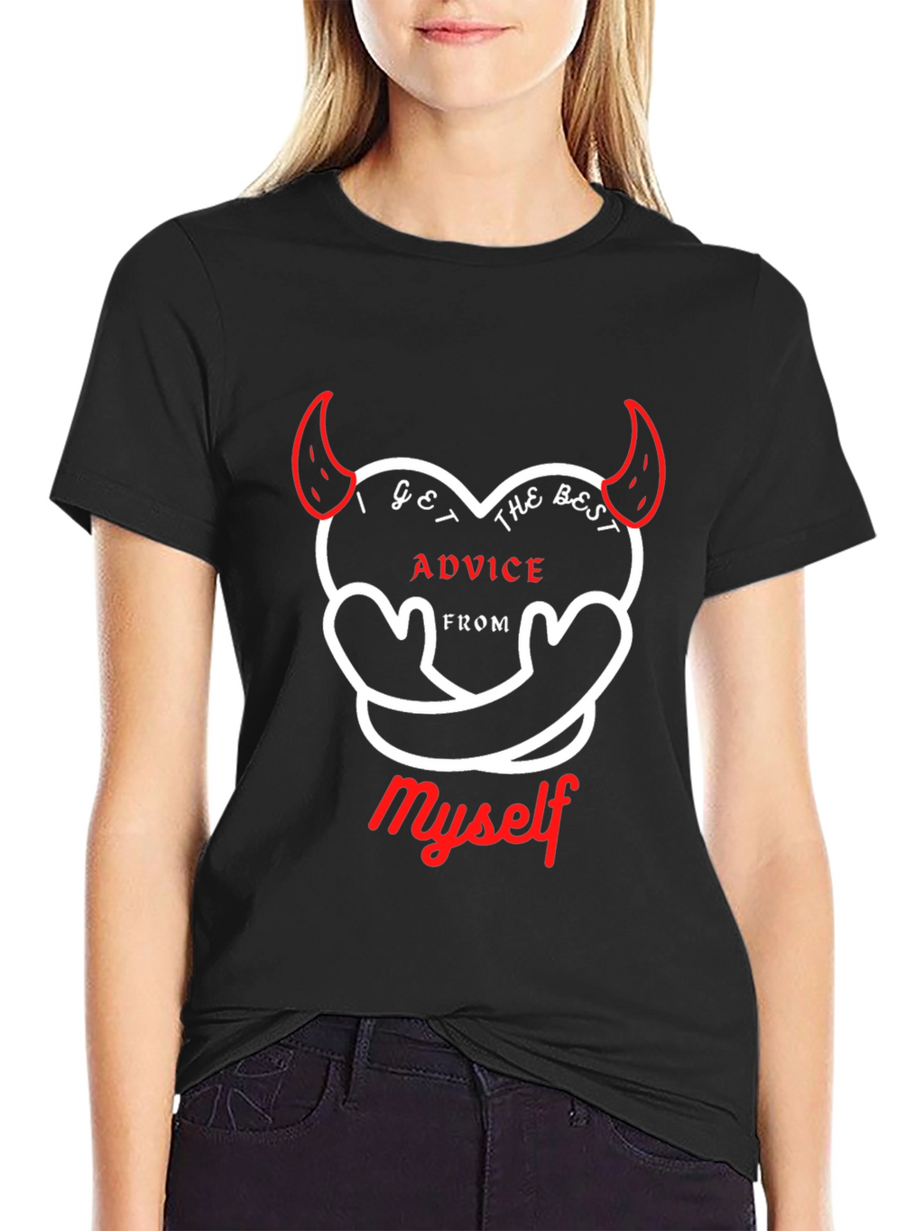 Devilish Advice Graphic T-Shirt