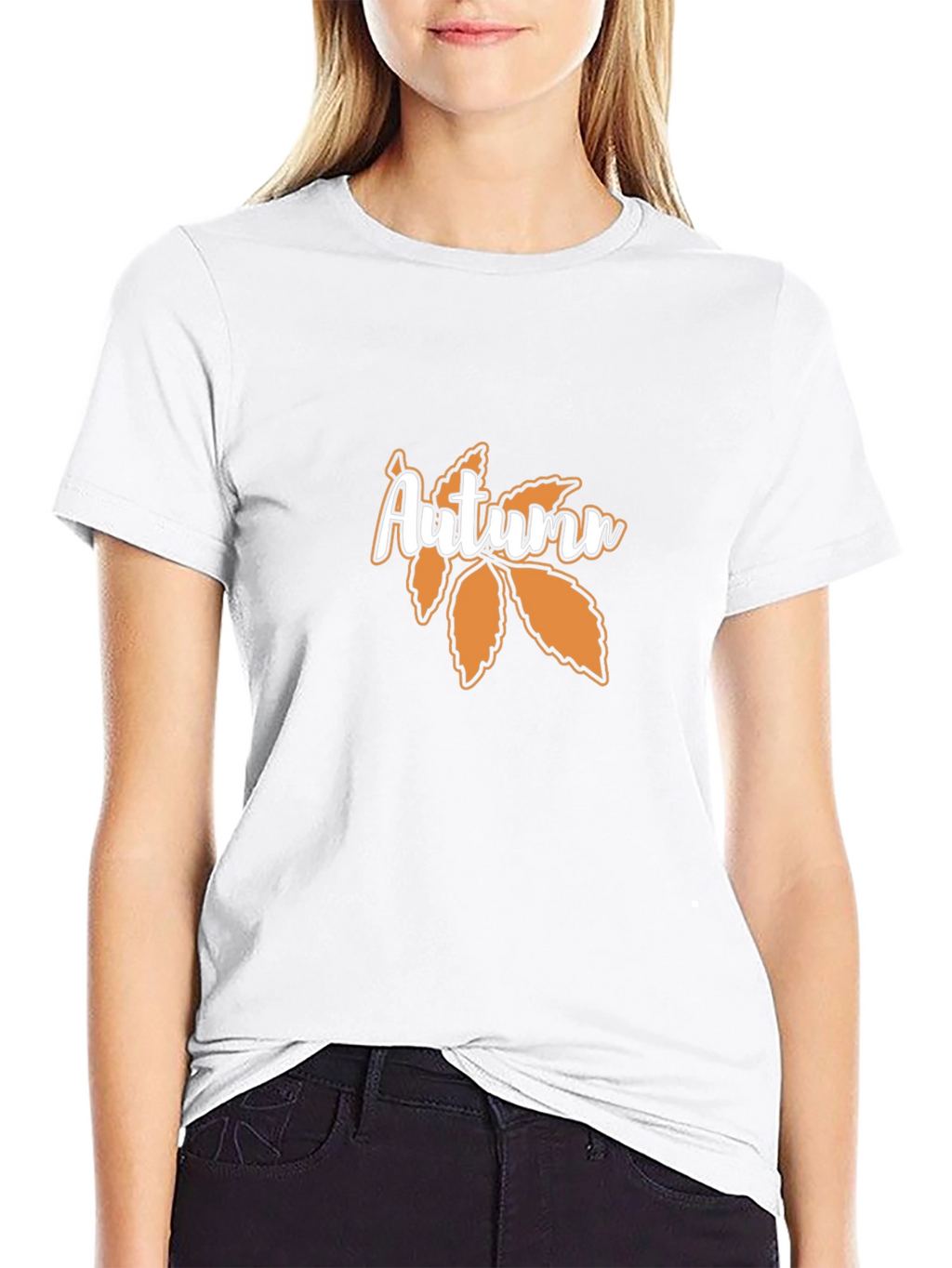 Autumn Leaves Graphic Tee - Stylish Fall Season Shirt