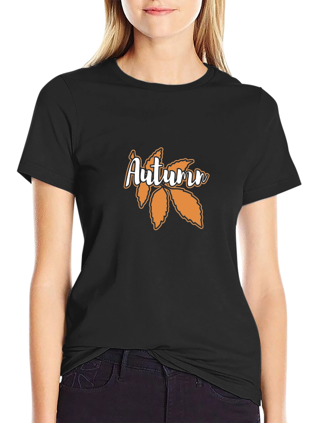 Autumn Leaves Graphic Tee - Stylish Fall Season Shirt