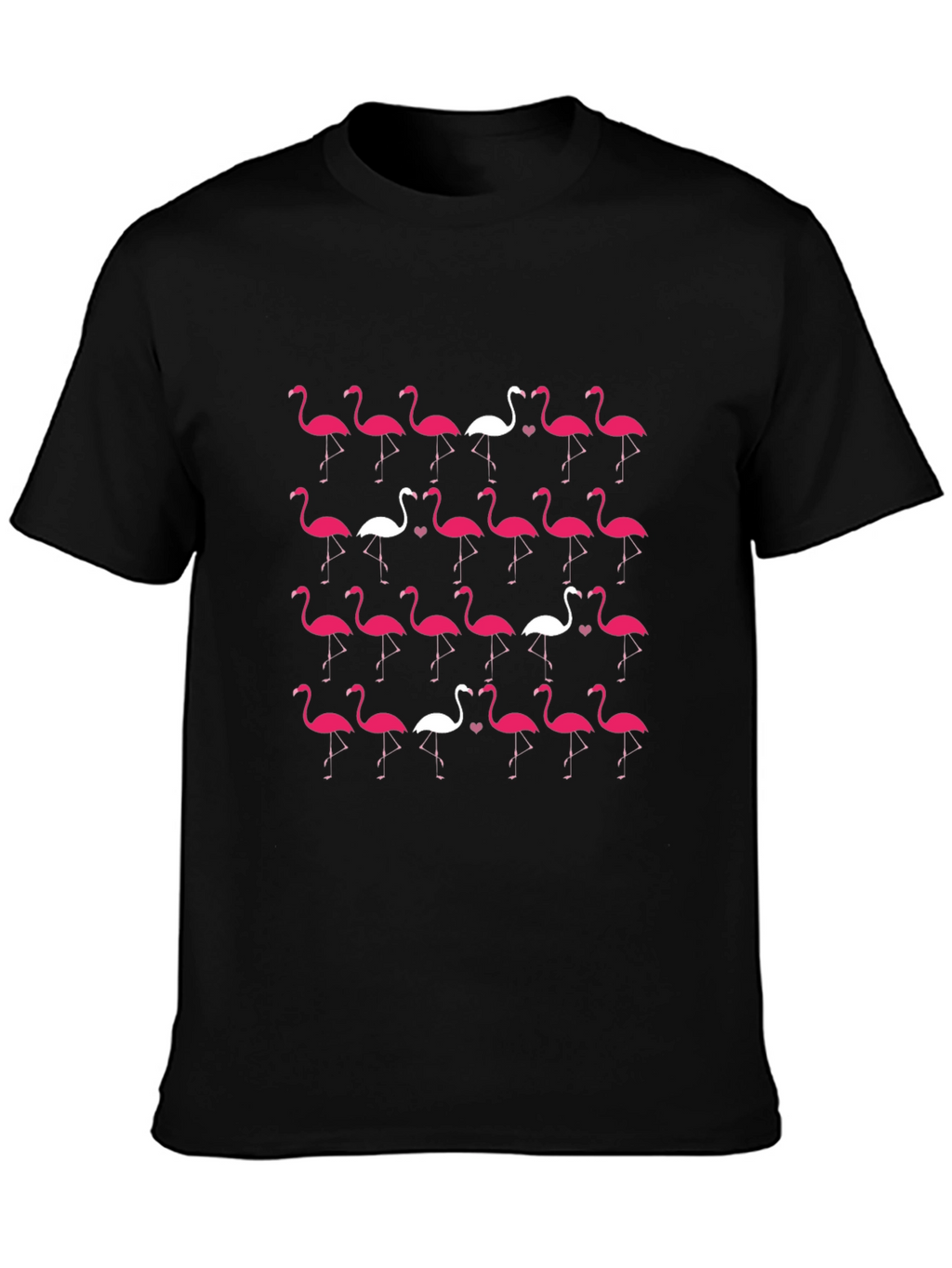 Flamingo Love T-Shirt - Unique Bird Pattern