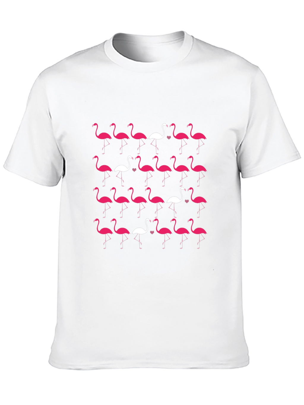 Flamingo Love T-Shirt - Unique Bird Pattern