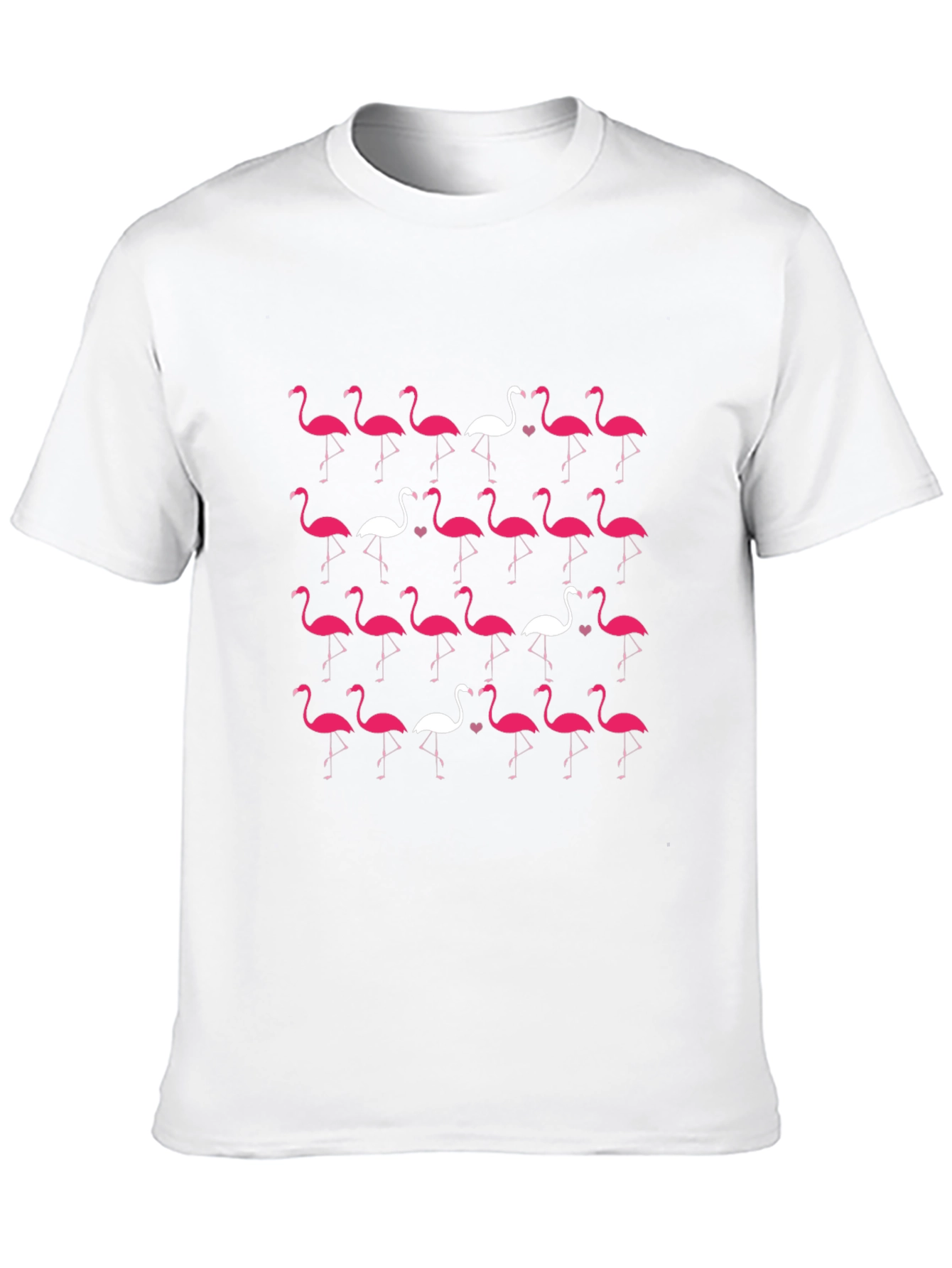Flamingo Love T-Shirt - Unique Bird Pattern