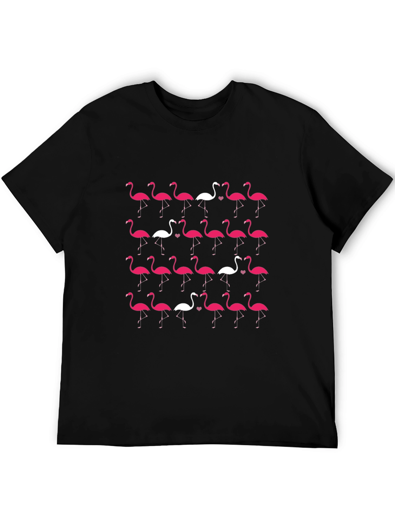 Flamingo Love T-Shirt - Unique Bird Pattern