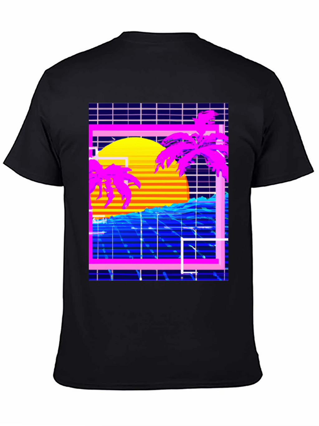 Vaporwave Sunset T-Shirt