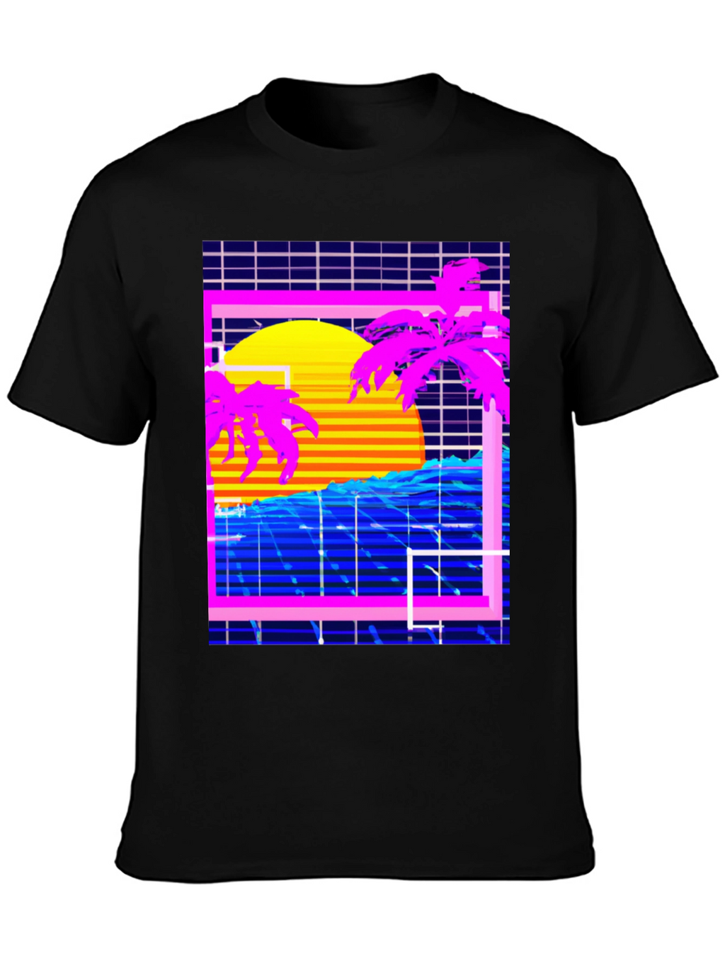 Vaporwave Sunset T-Shirt