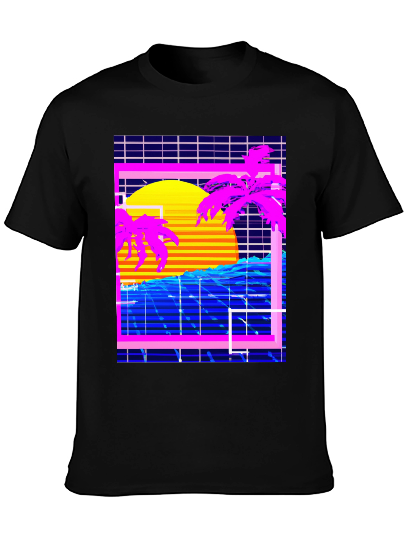 Vaporwave Sunset T-Shirt