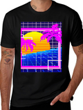 Vaporwave Sunset T-Shirt