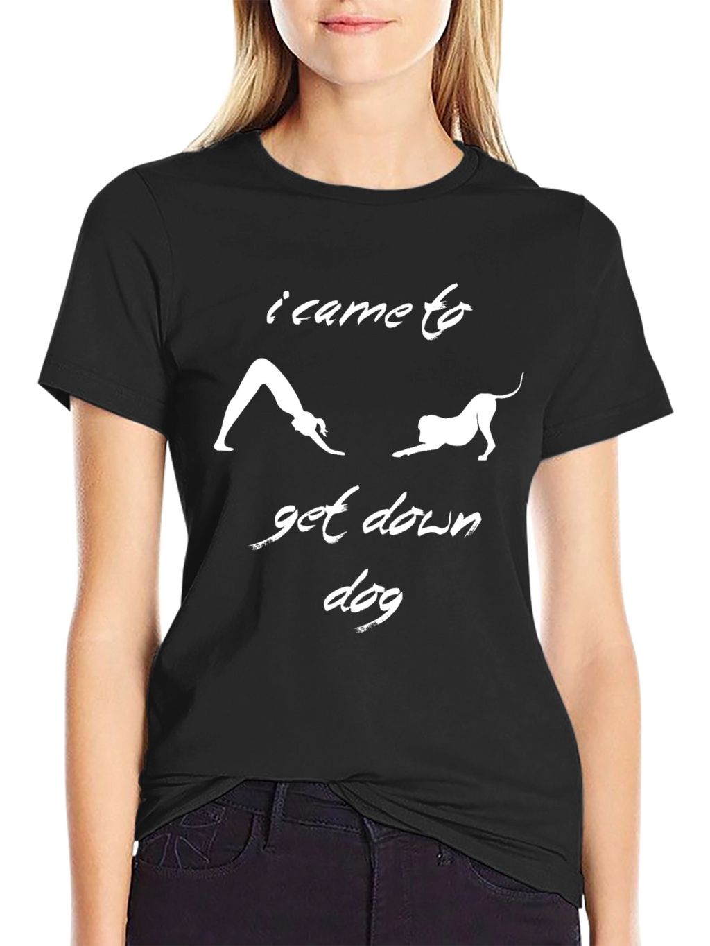 Yoga Dog T-Shirt Funny Downward Dog Tee