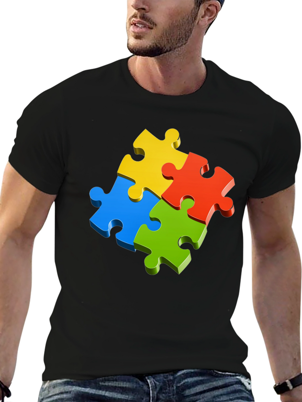 Autism Awareness Puzzle Piece T-Shirt
