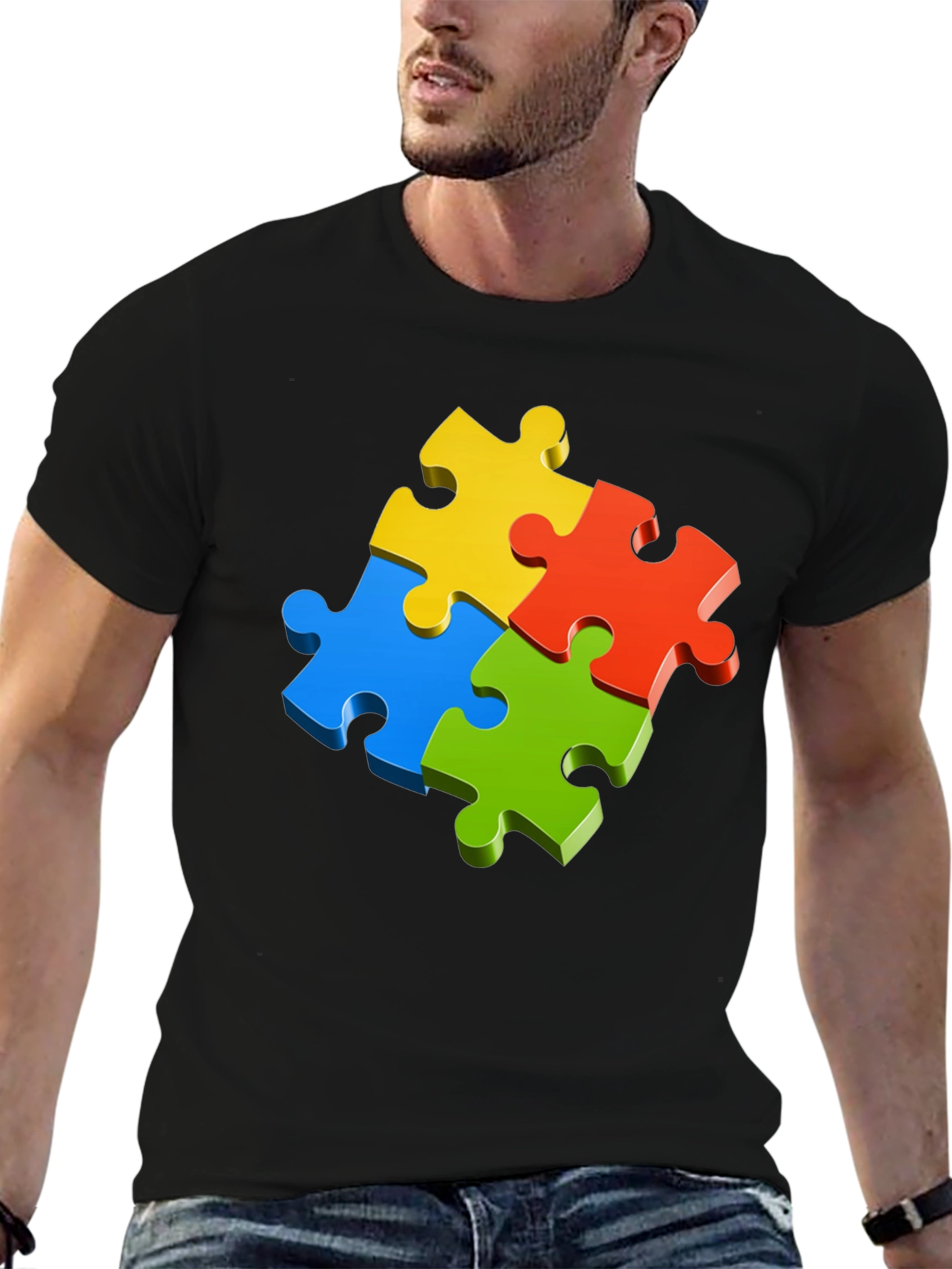Autism Awareness Puzzle Piece T-Shirt