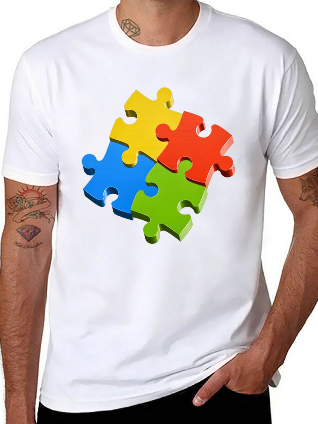 Autism Awareness Puzzle Piece T-Shirt
