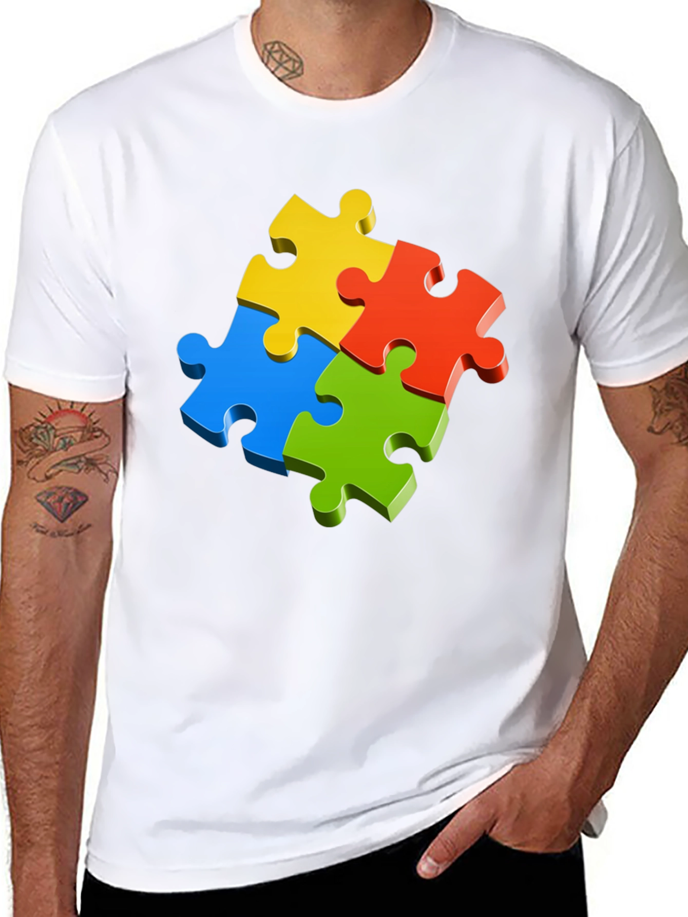 Autism Awareness Puzzle Piece T-Shirt