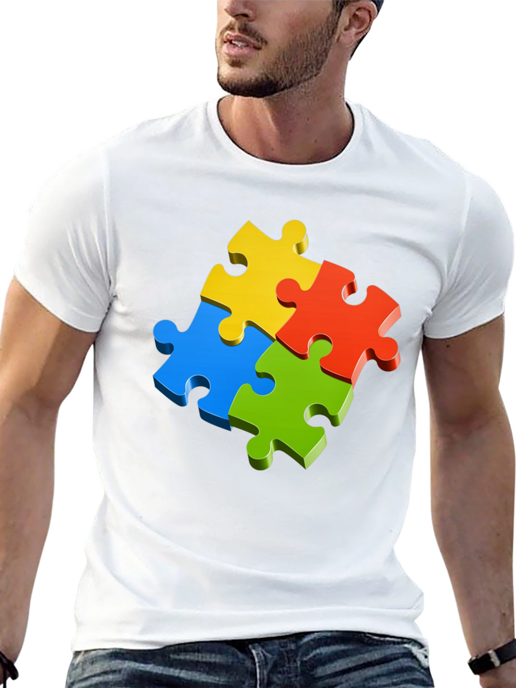 Autism Awareness Puzzle Piece T-Shirt