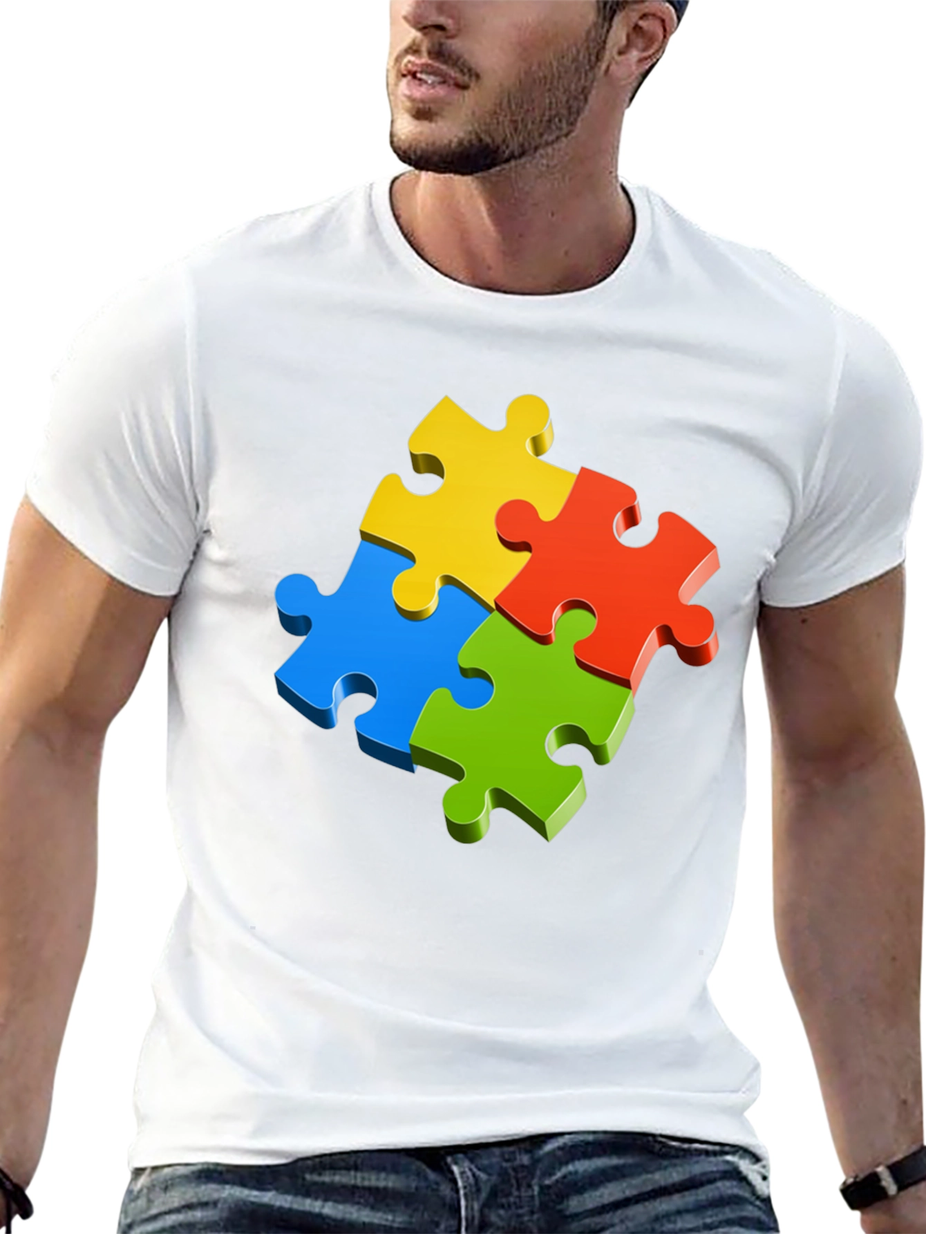 Autism Awareness Puzzle Piece T-Shirt