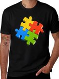 Autism Awareness Puzzle Piece T-Shirt