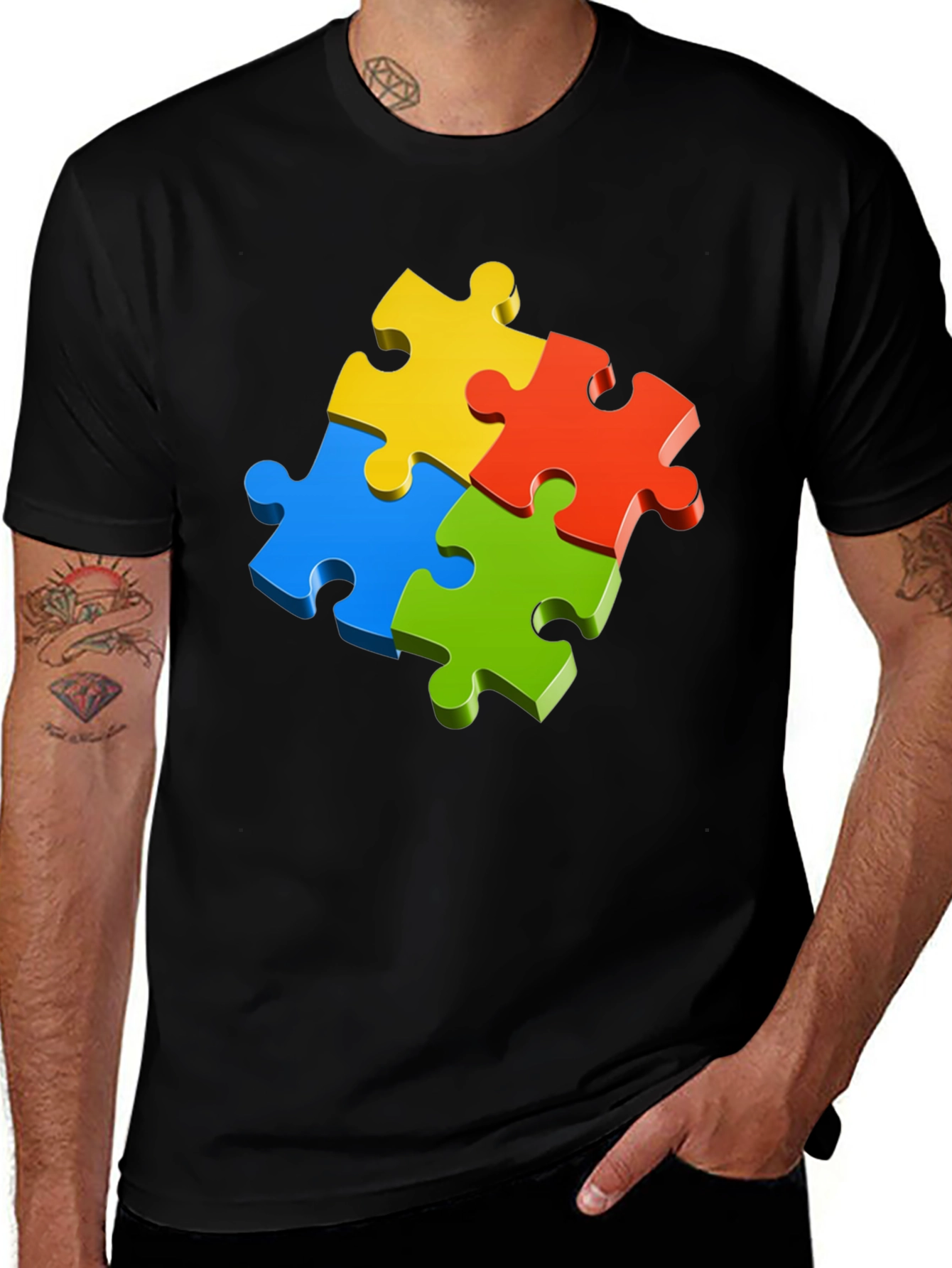 Autism Awareness Puzzle Piece T-Shirt