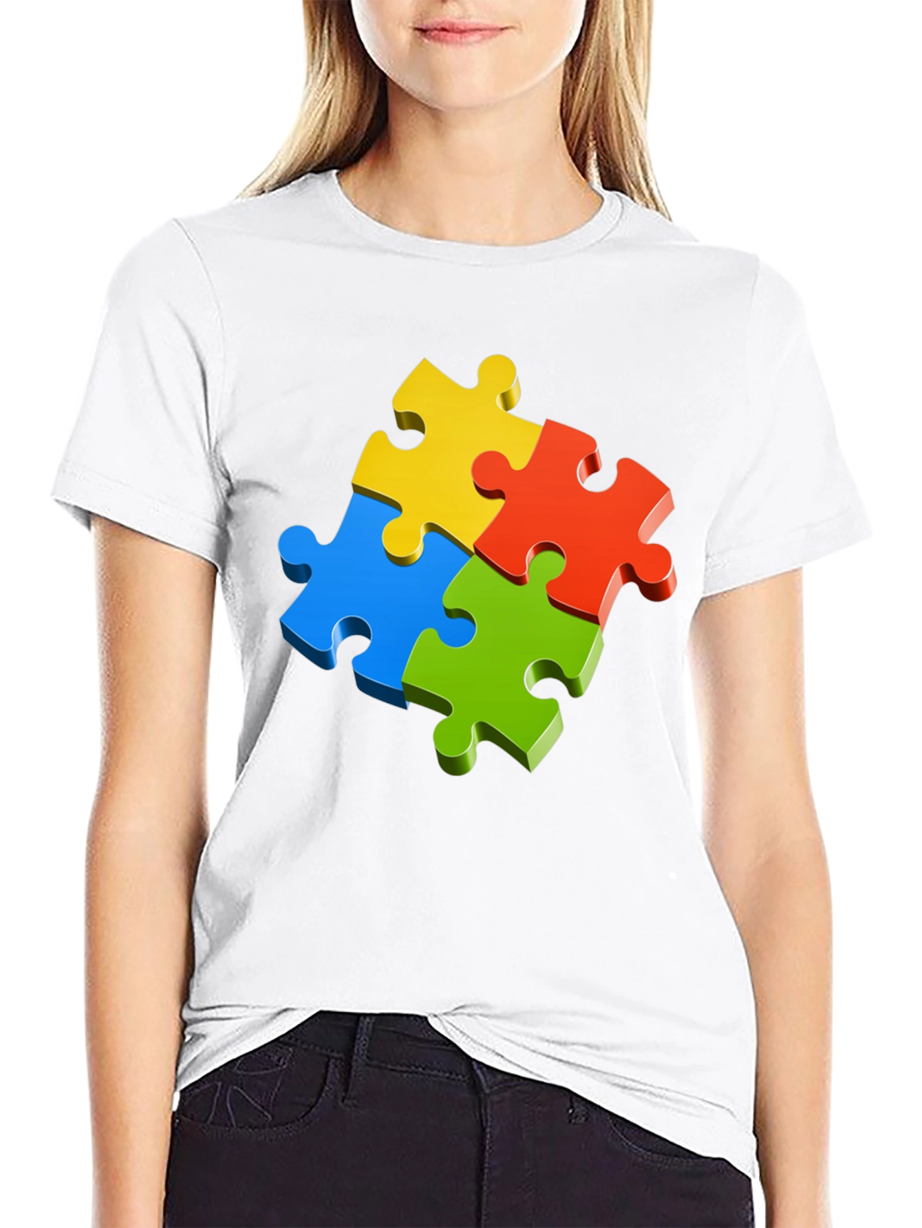 Autism Awareness Puzzle Piece T-Shirt