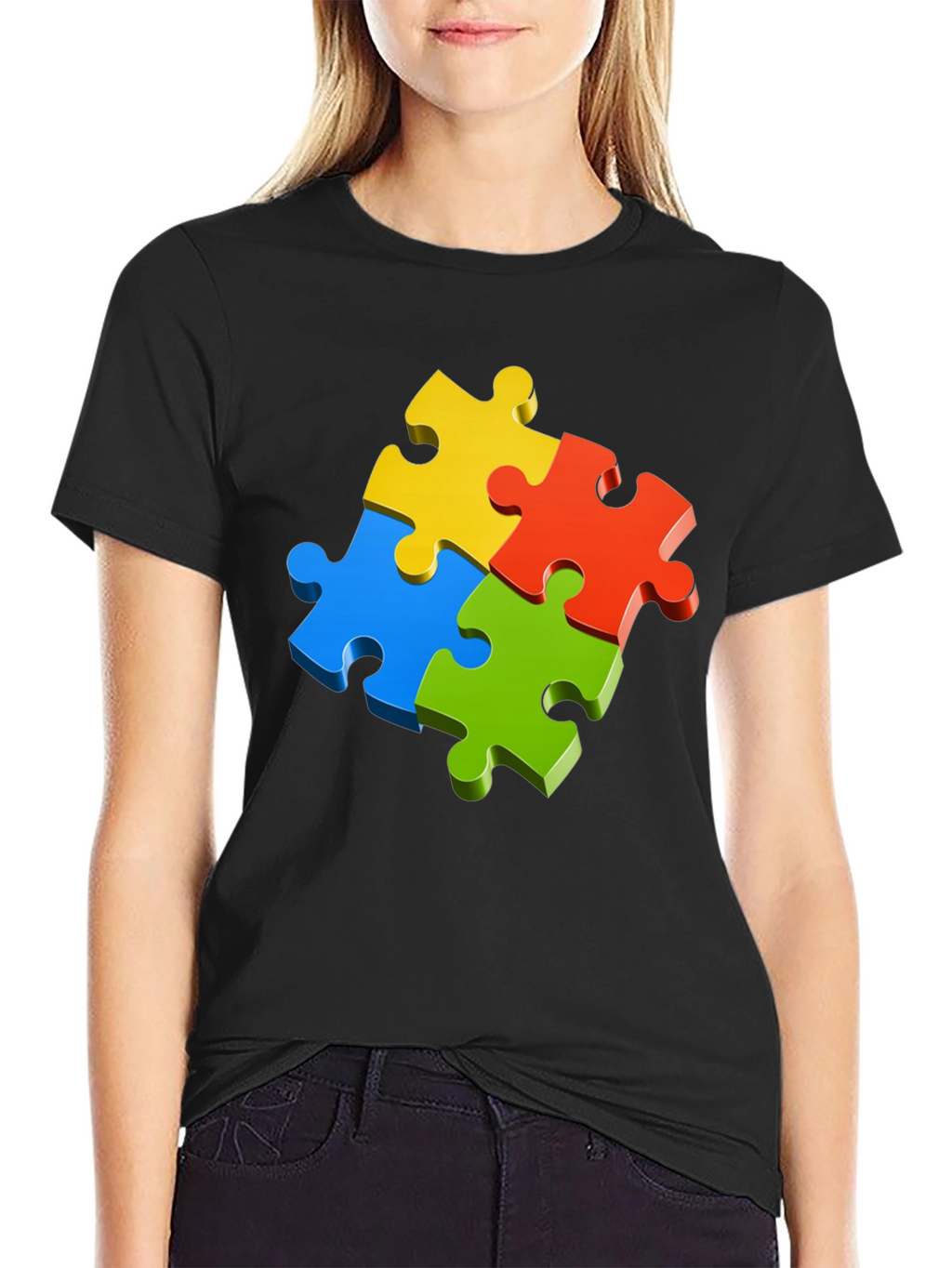 Autism Awareness Puzzle Piece T-Shirt