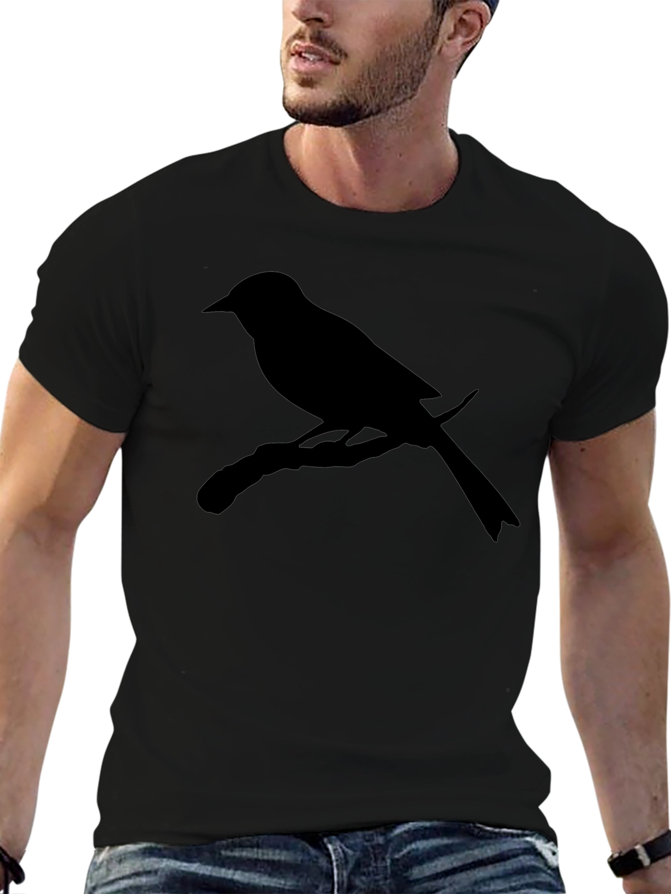 Bird on Branch Silhouette Tee