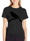Bird on Branch Silhouette Tee