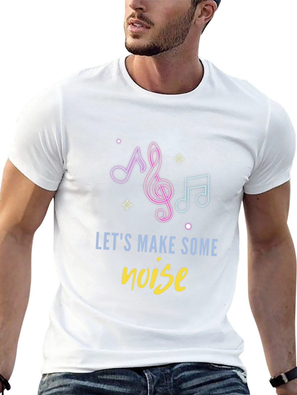 Lets Make Some Noise Graphic Tee