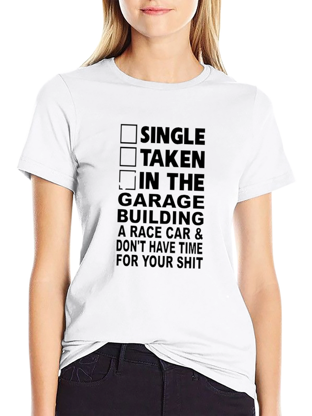 Garage Car Builder T-Shirt - Single Taken Funny Tee