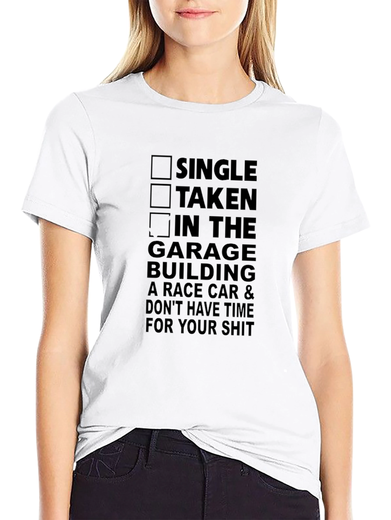 Garage Car Builder T-Shirt - Single Taken Funny Tee